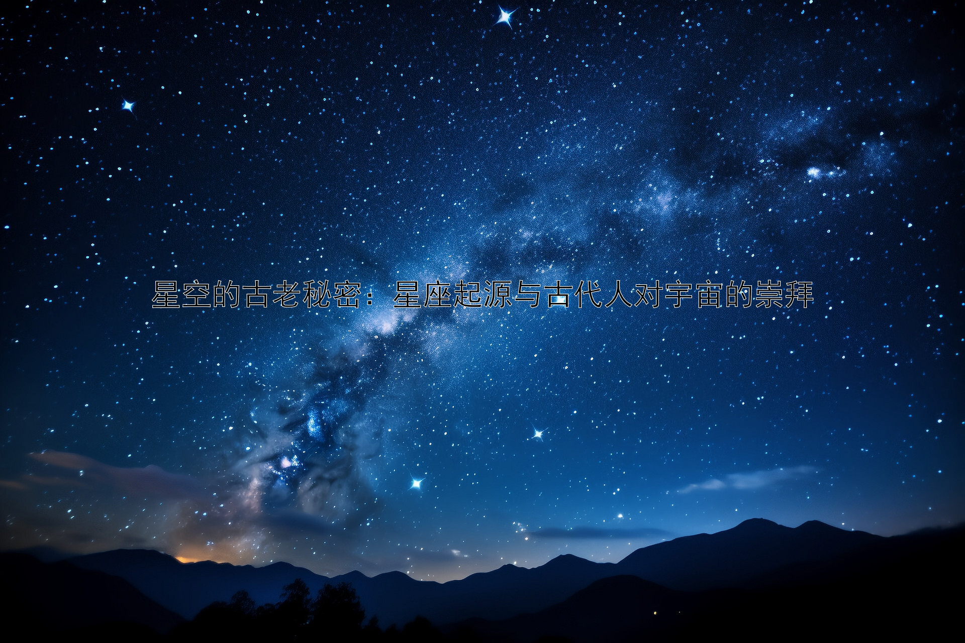 星空的古老秘密：星座起源与古代人对宇宙的崇拜